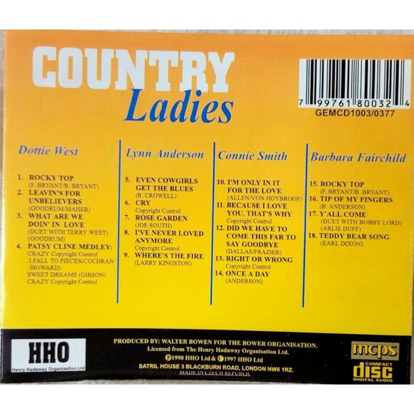 Country Ladies CD featuring Dottie, Connie, Barbara, and Lynn 37322cd - Picture 2 of 2